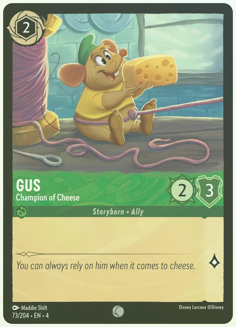Gus - Champion of Cheese Foil