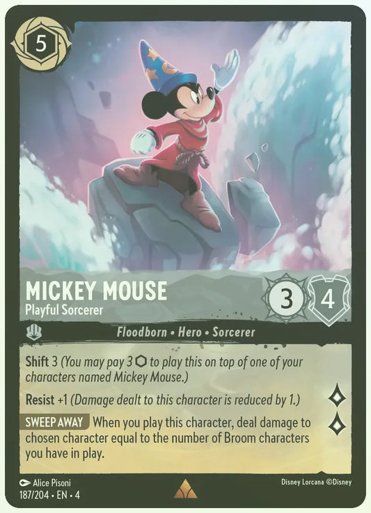 Mickey Mouse - Playful Sorcerer Foil