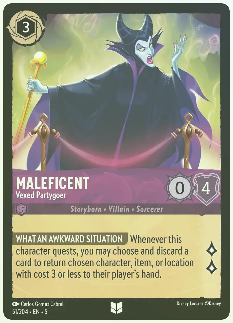 Maleficent - Vexed Partygoer Foil