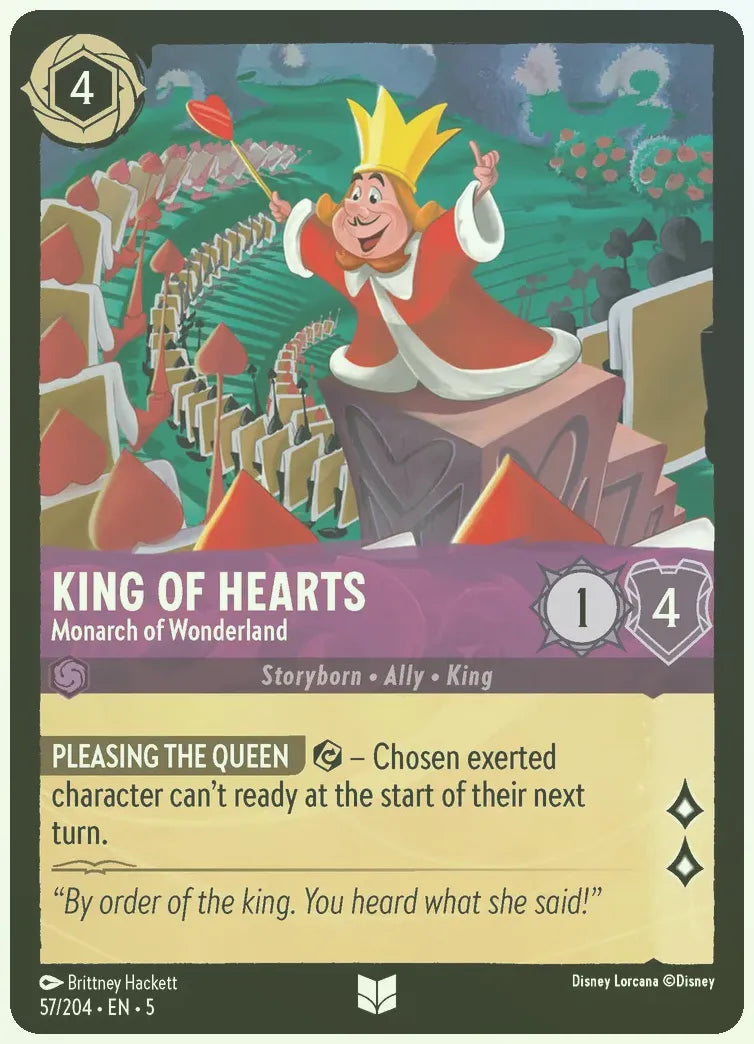 King of Hearts - Monarch of Wonderland Foil