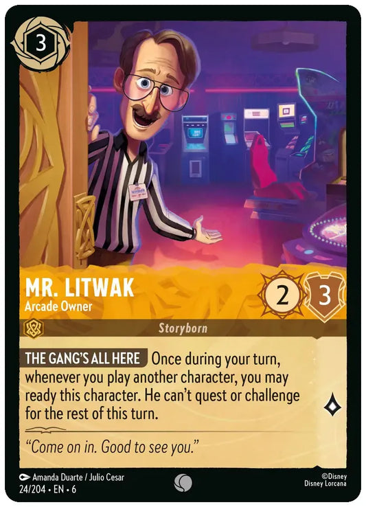 Mr. Litwak - Arcade Owner