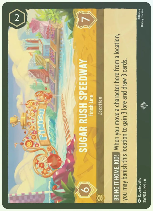 Sugar Rush Speedway - Finish Line Foil