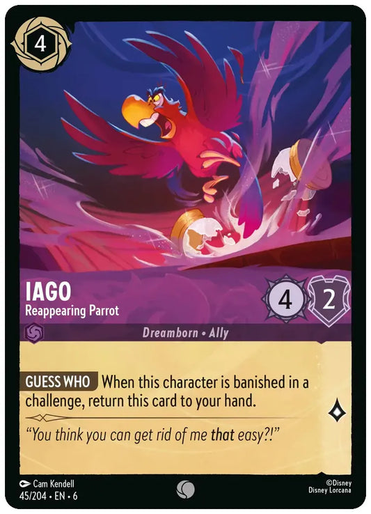 Iago - Reappearing Parrot