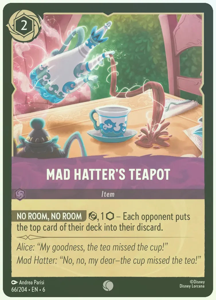 Mad Hatters Teapot Foil