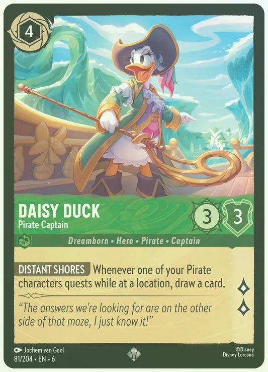 Daisy Duck - Pirate Captain Foil
