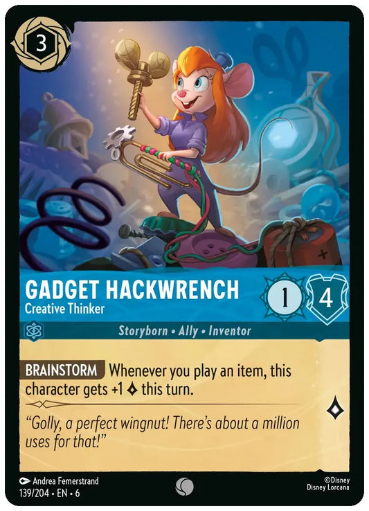 Gadget Hackwrench - Creative Thinker