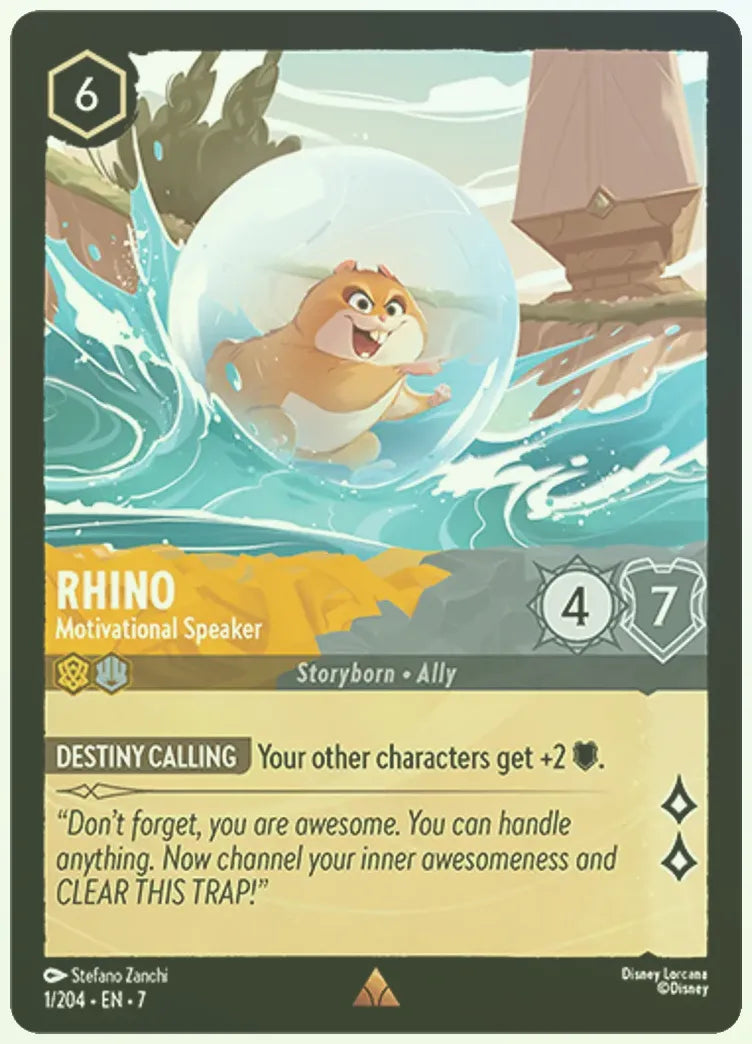 Rhino - Motivational Speaker Foil