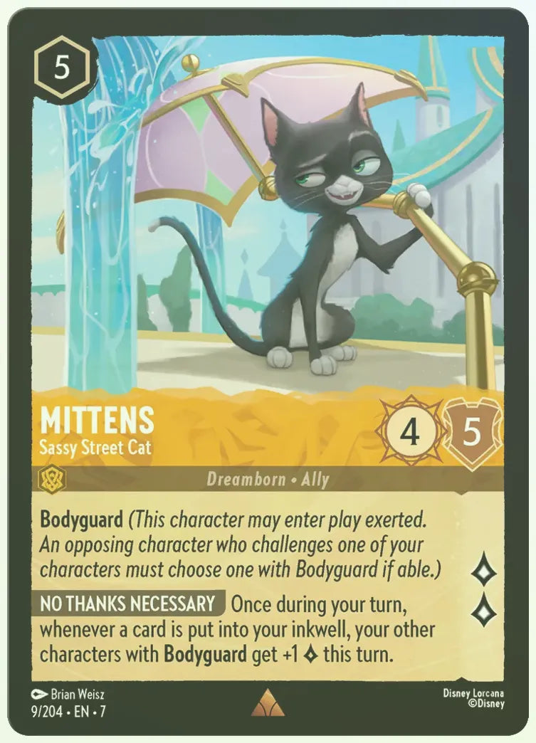 Mittens - Sassy Street Cat Foil