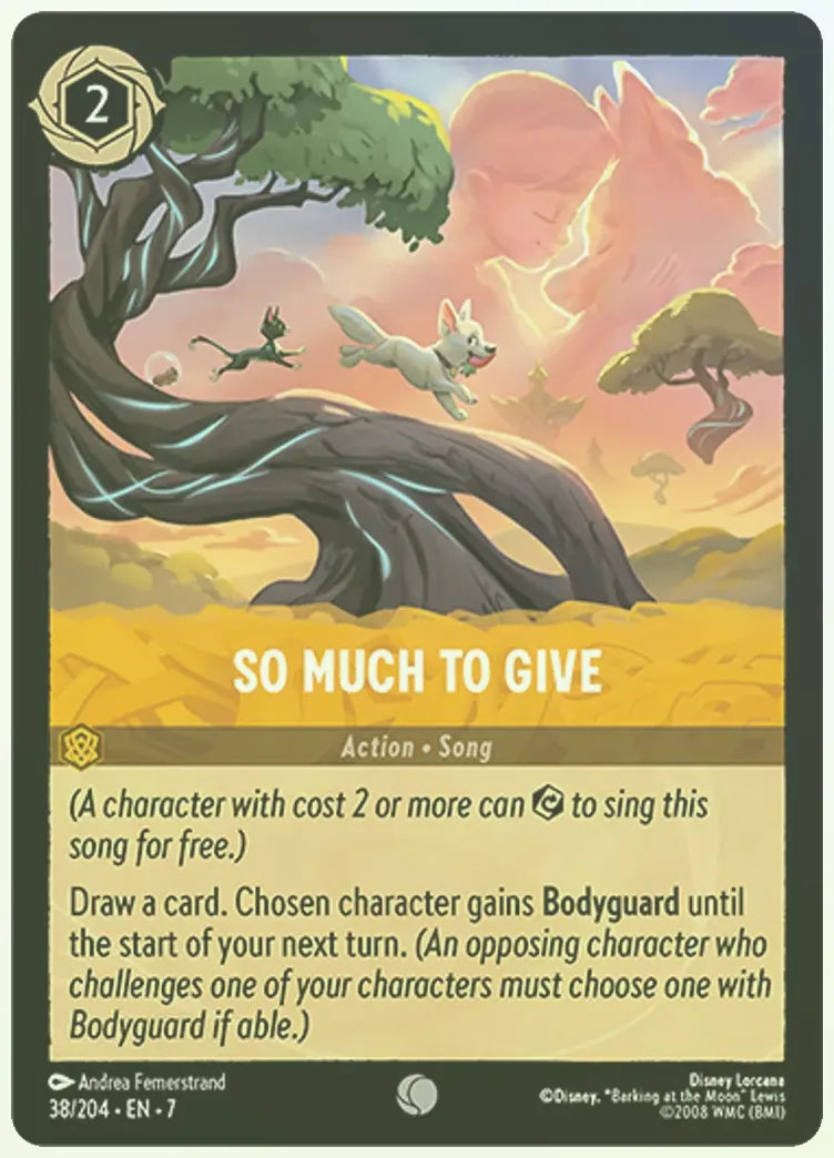 So Much To Give Foil