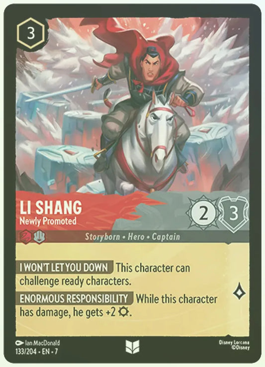 Li Shang - Newly Promoted character Foil