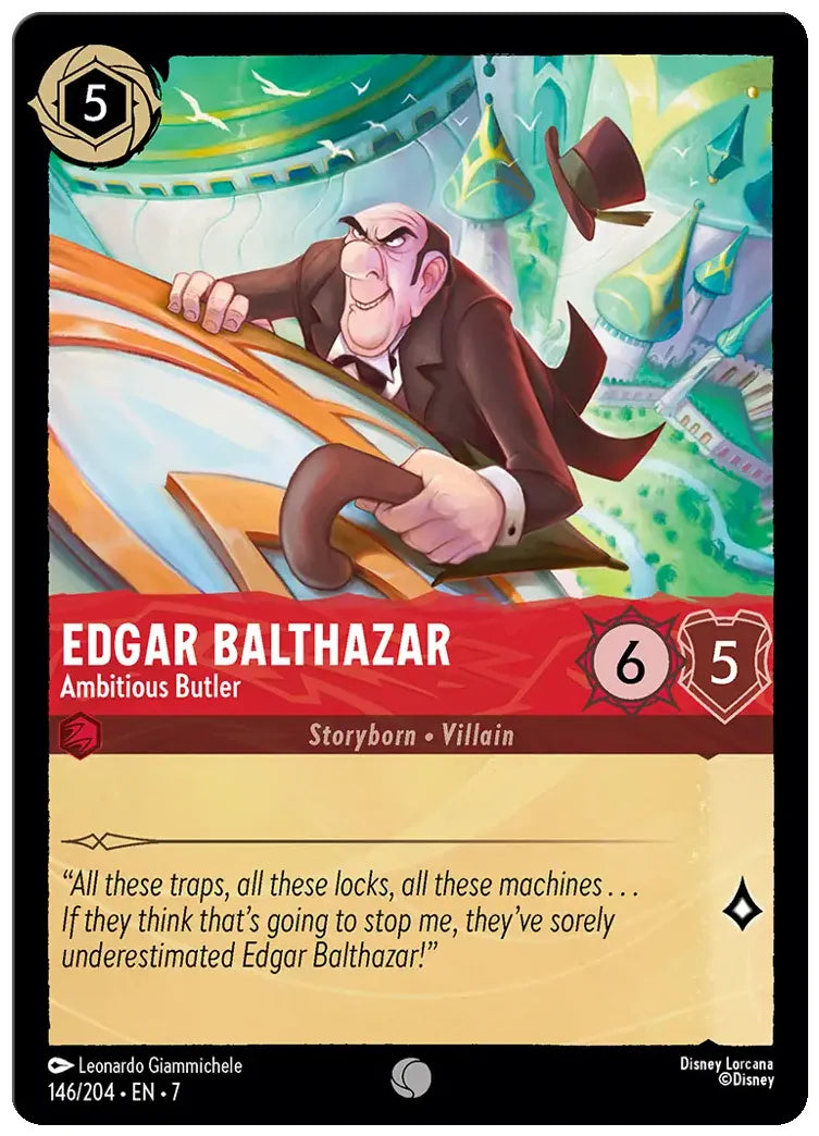 Edgar Balthazar - Ambitious Butler