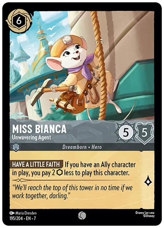 Miss Bianca - Unwavering Agent