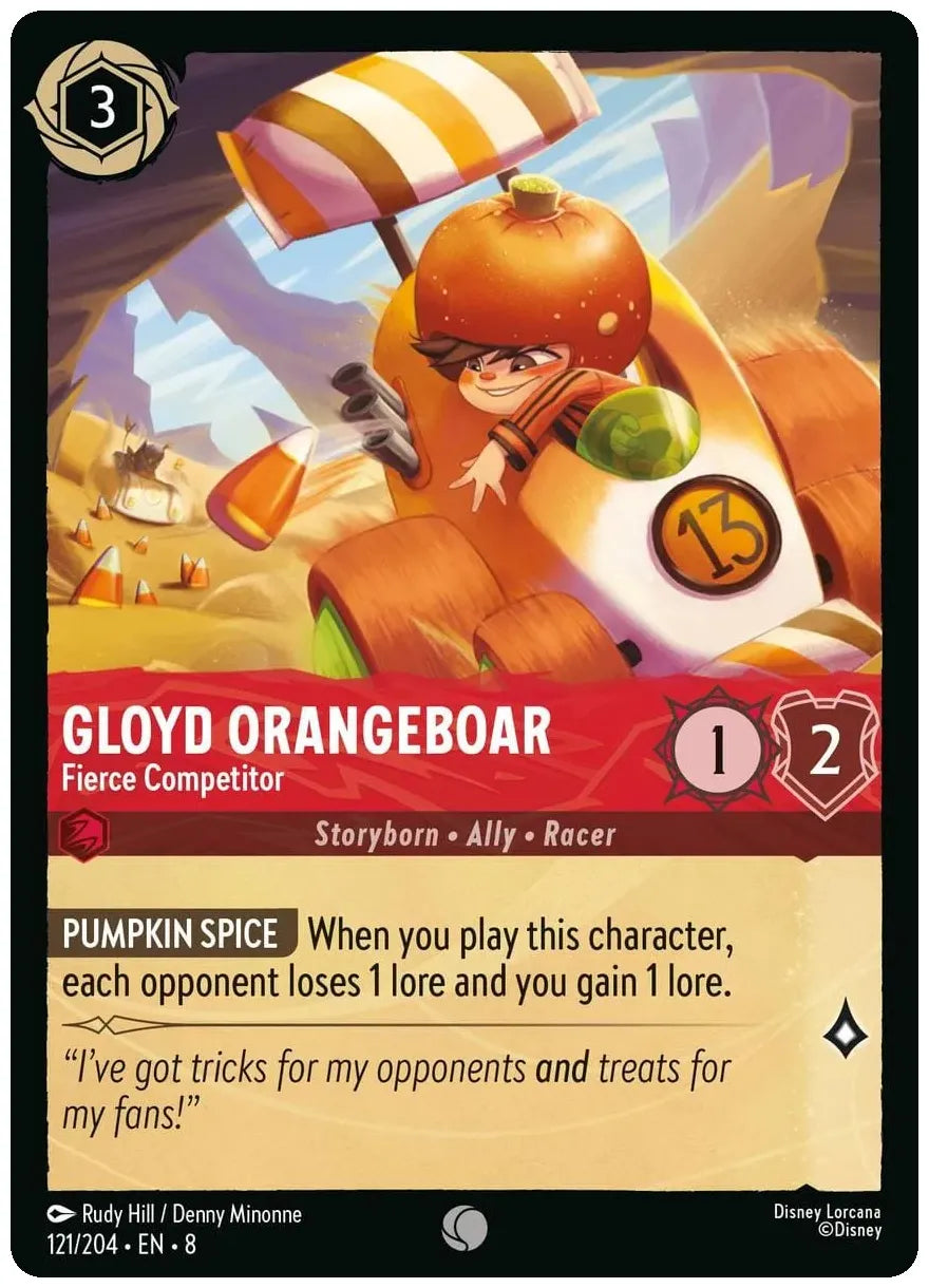 Gloyd Orangeboar - Fierce Competitor