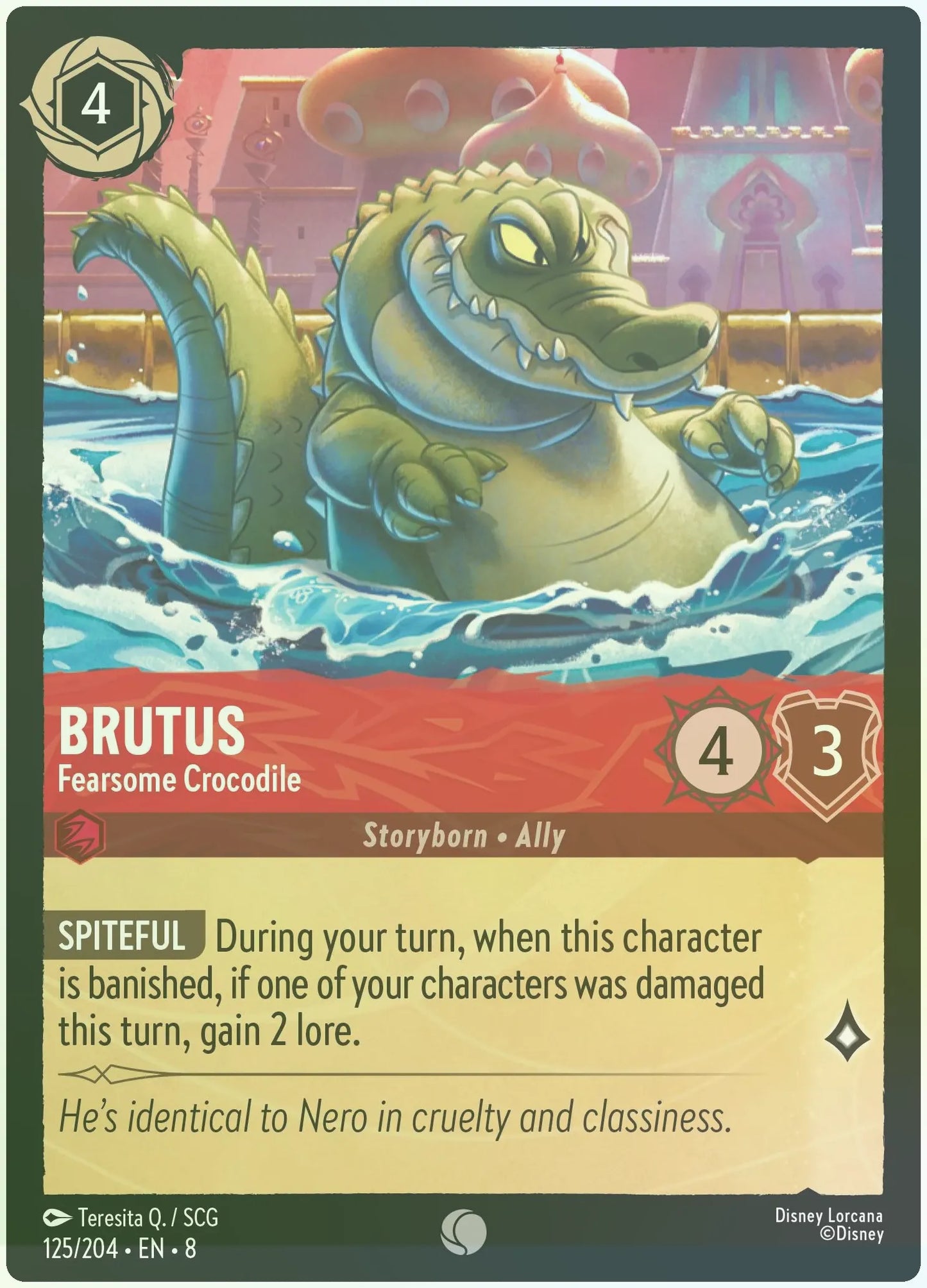 Brutus - Fearsome Crocodile Foil