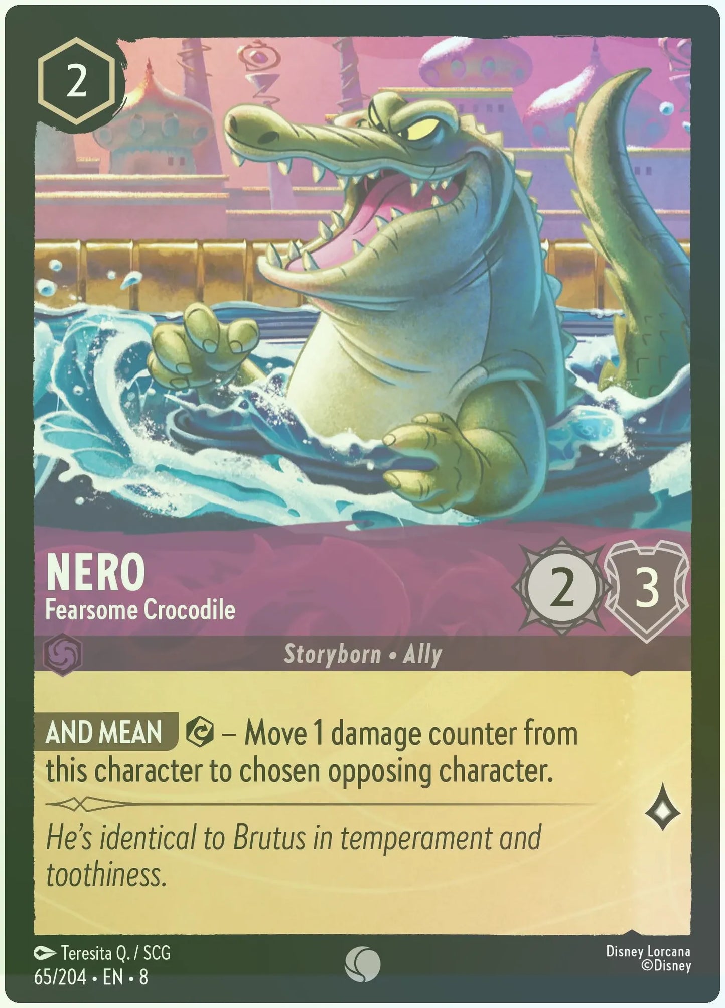Nero - Fearsome Crocodile Foil