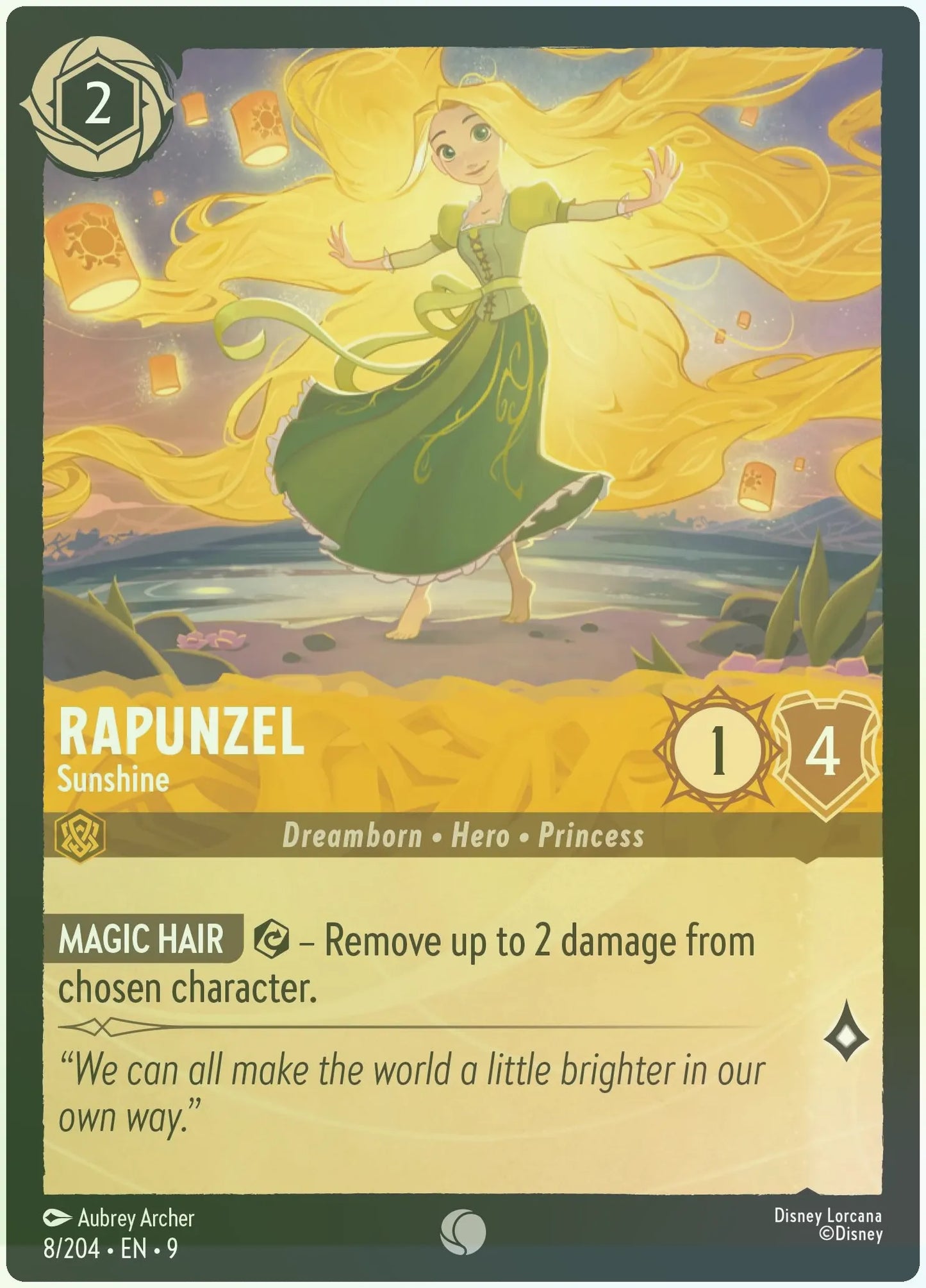 Rapunzel - Sunshine Foil