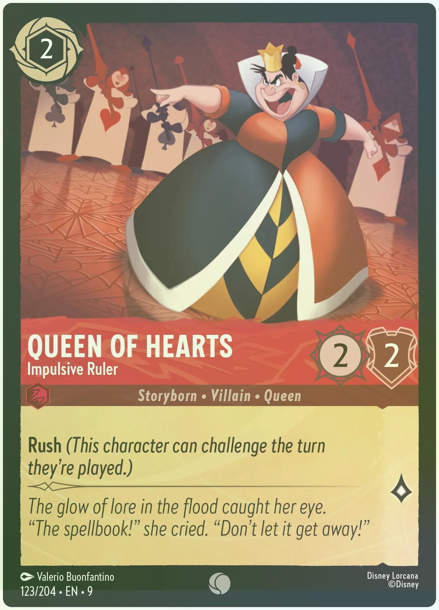 Queen of Hearts - Impulsive Ruler Foil