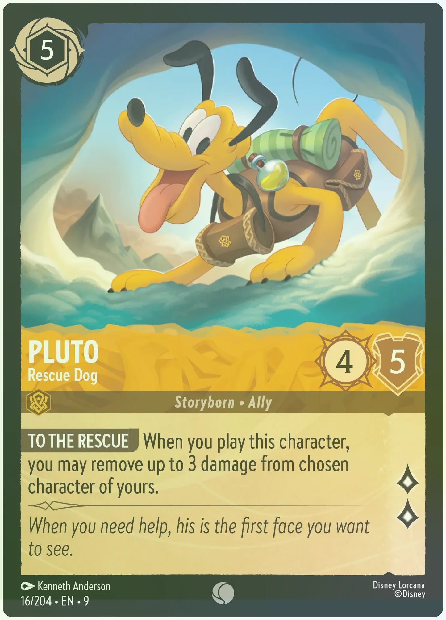Pluto - Rescue Dog Foil