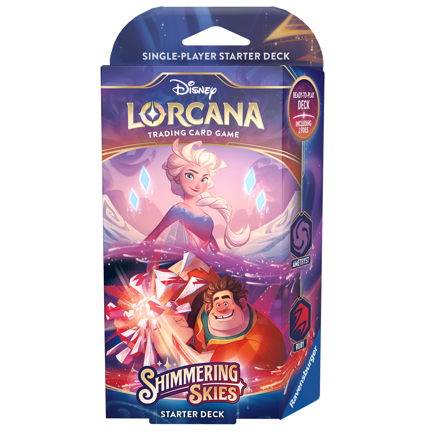 Lorcana: Shimmering Skies: Amethyst & Ruby Starter Deck