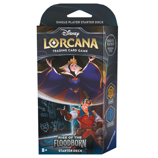 Lorcana: Rise of the Floodborn Amber & Sapphire Starter Deck