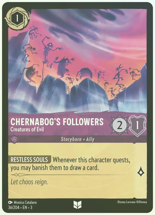 Chernabog's Followers - Creatures of Evil Foil