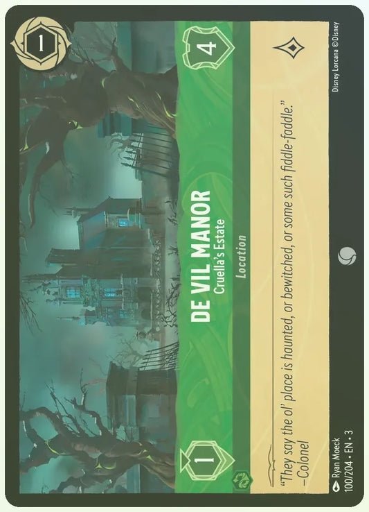 De Vil Manor - Cruella's Estate Foil