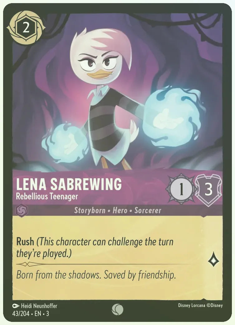 Lena Sabrewing - Rebellious Teenager Foil