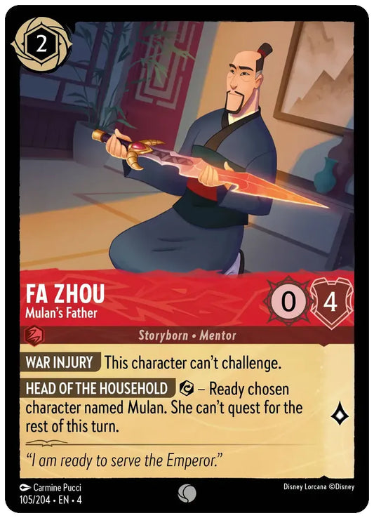 Fa Zhou - Mulan's Father