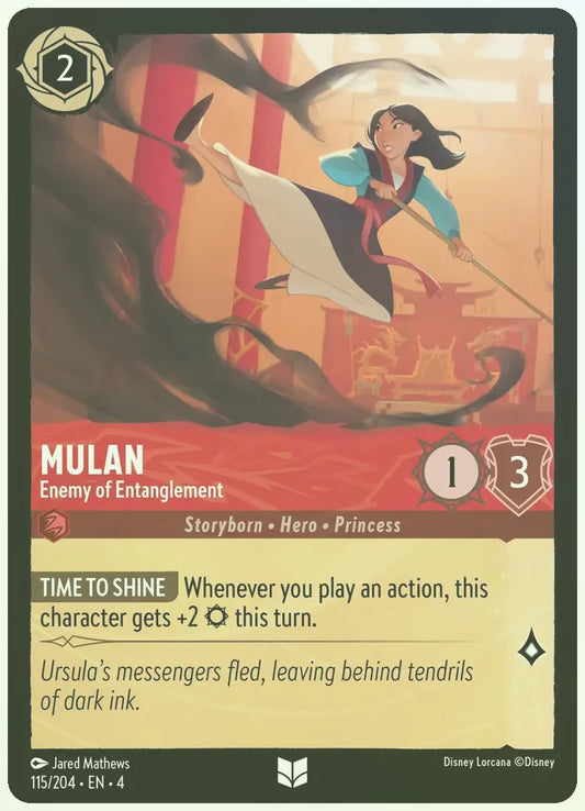 Mulan - Enemy of Entanglement Foil