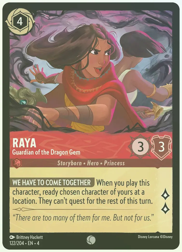 Raya - Guardian of the Dragon Gem Foil