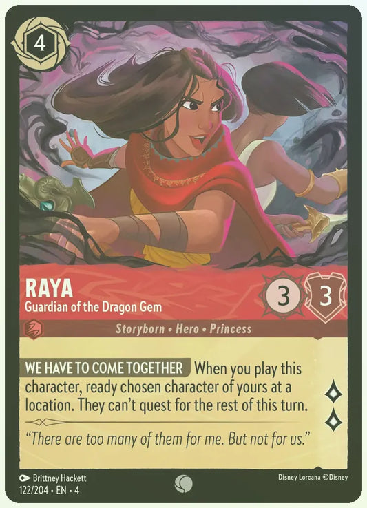 Raya - Guardian of the Dragon Gem Foil