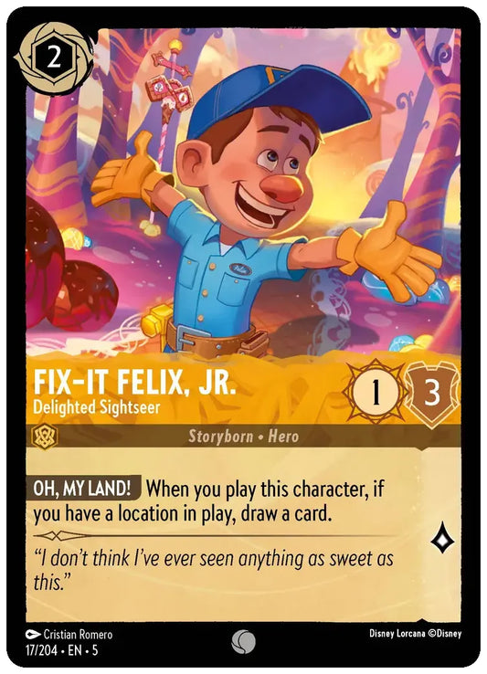Fix-It Felix, Jr. - Delighted Sightseer