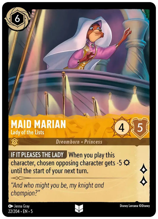 Maid Marian - Lady of the Lists