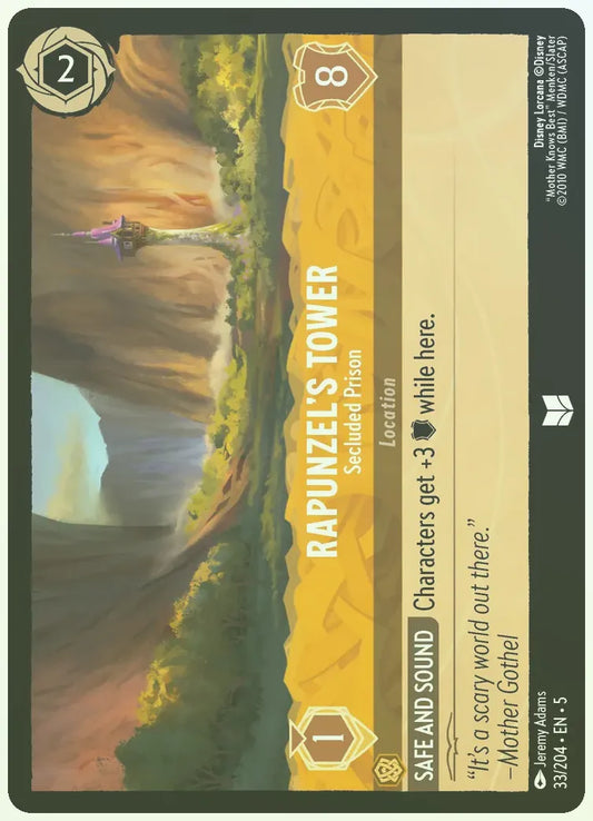 Rapunzels Tower - Secluded Prison Foil