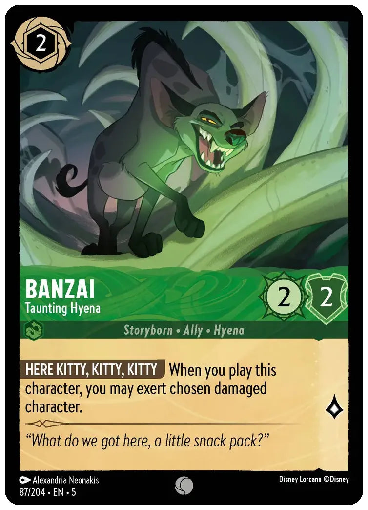 Banzai - Taunting Hyena
