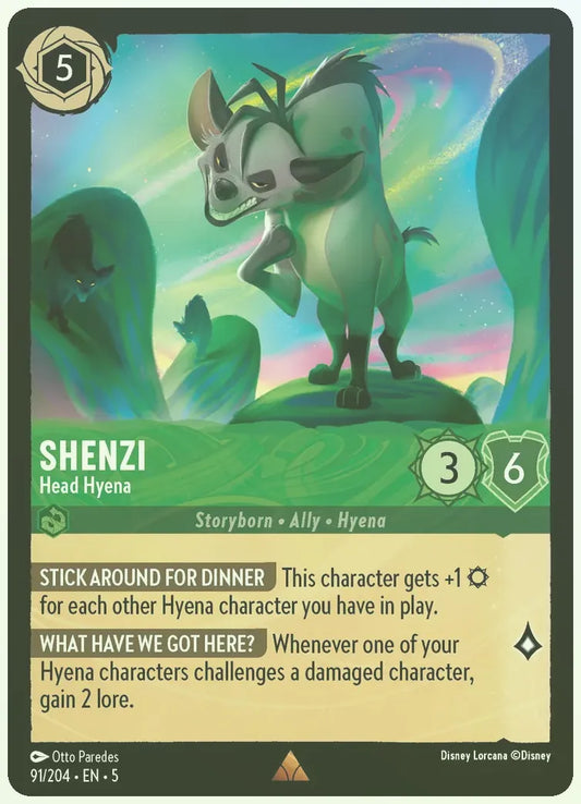 Shenzi - Head Hyena Foil