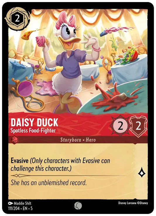 Daisy Duck - Spotless Food-Fighter