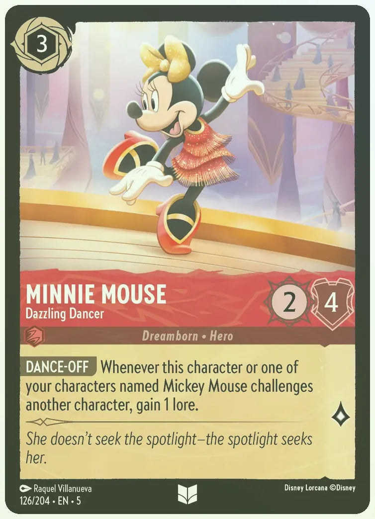 Minnie Mouse - Dazzling Dancer Foil