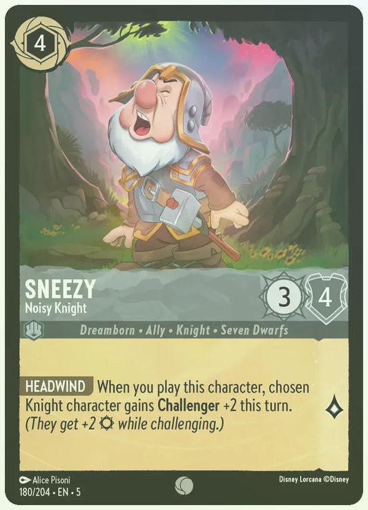 Sneezy - Noisy Knight Foil