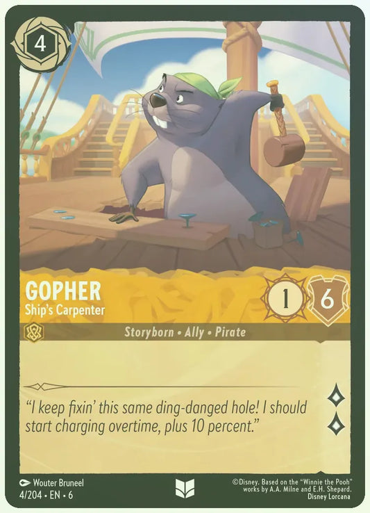Gopher - Ship's Carpenter Foil