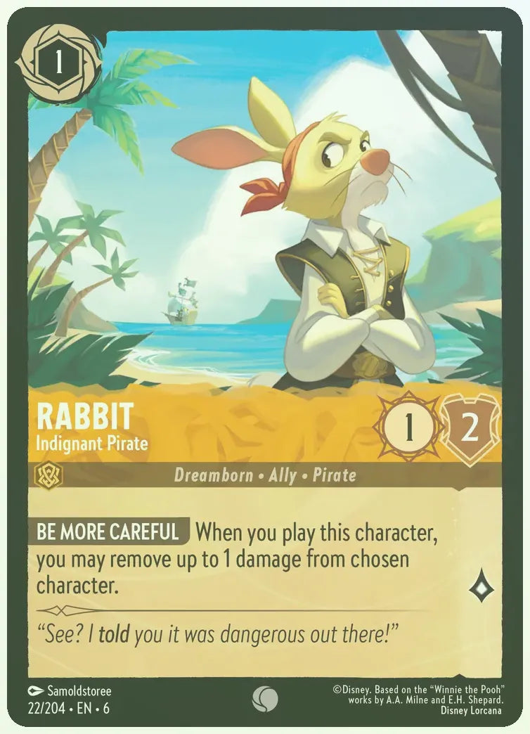 Rabbit - Indignant Pirate Foil