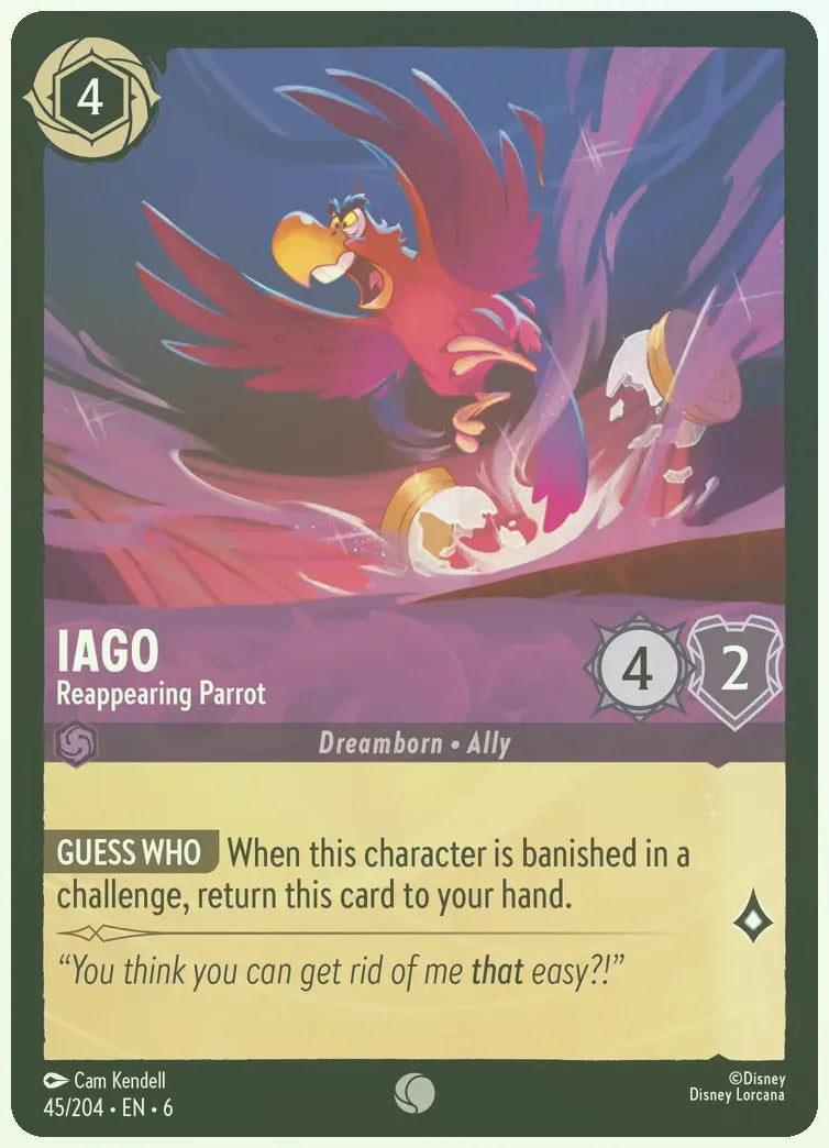 Iago - Reappearing Parrot Foil