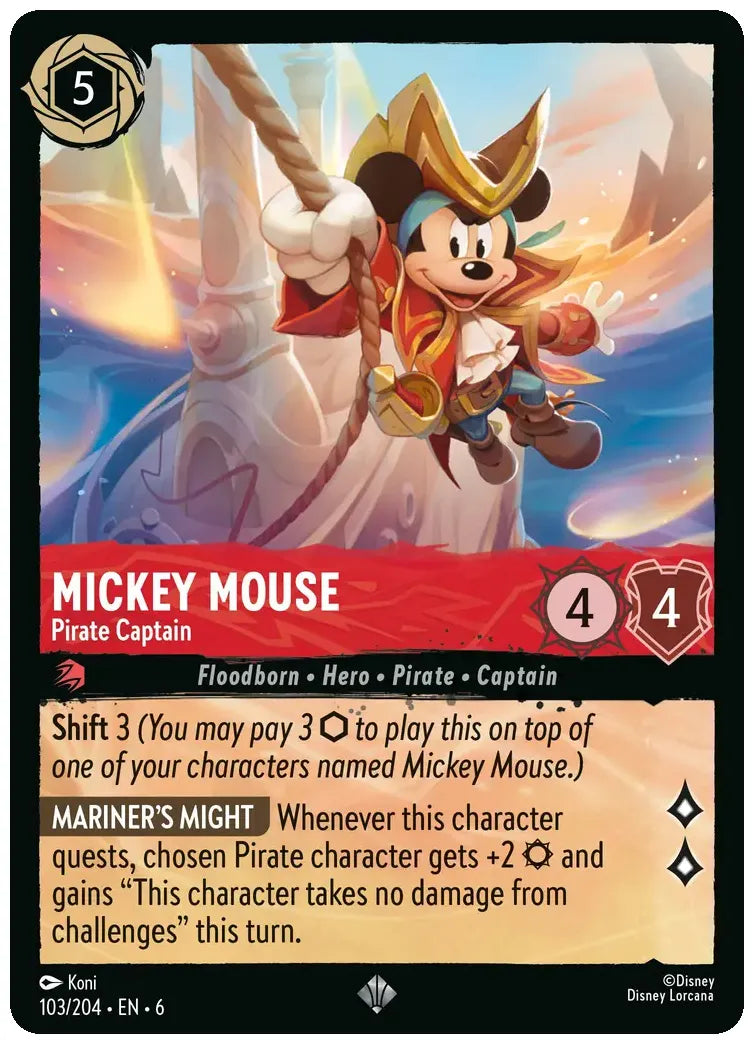 Mickey Mouse - Pirate Captain