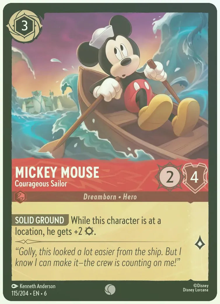 Mickey Mouse - Courageous Sailor Foil