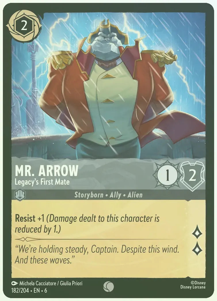 Mr. Arrow - Legacy's First Mate Foil