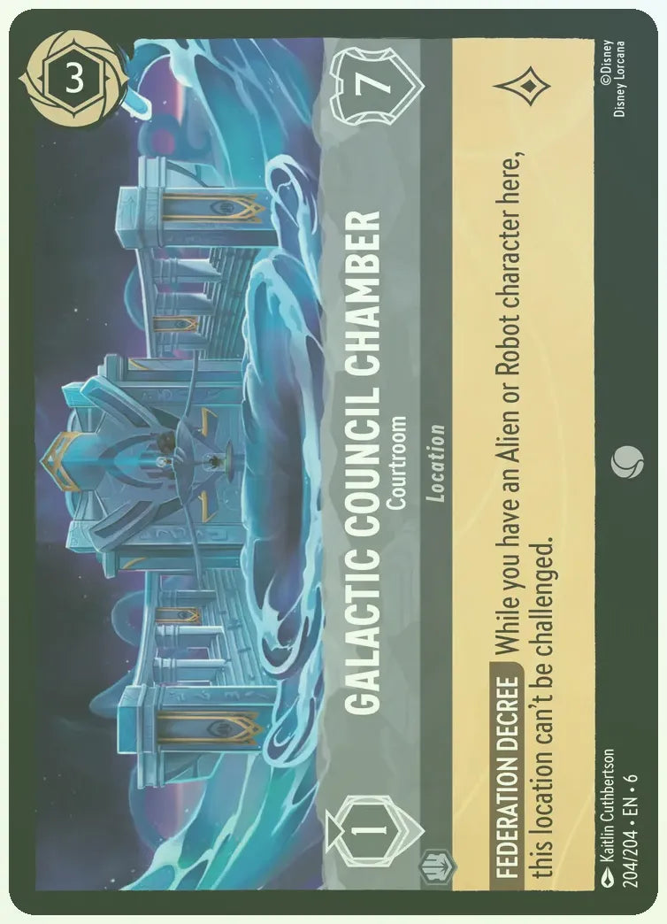 Galactic Council Chamber - Courtroom Foil