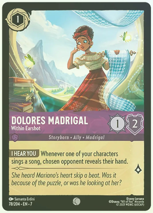 Dolores Madrigal - Within Earshot Foil