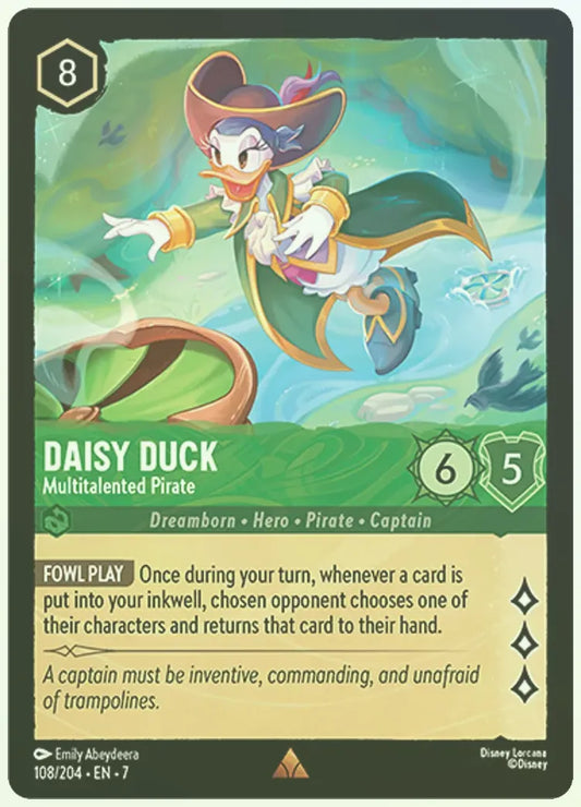 Daisy Duck - Multitalented Pirate Foil