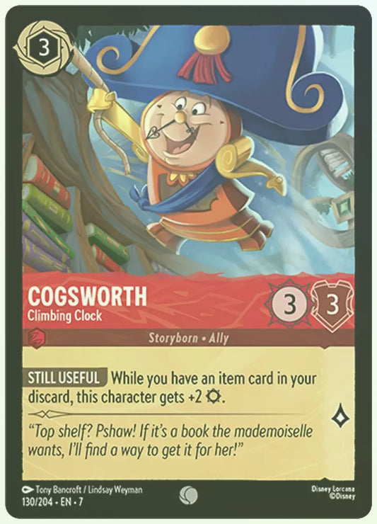 Cogsworth - Climbing Clock Foil
