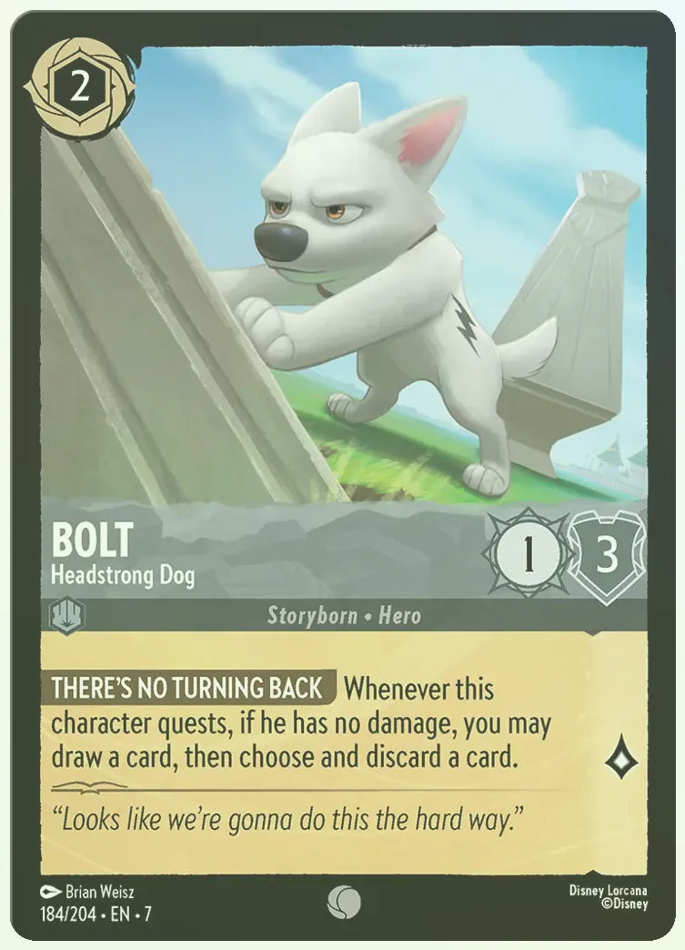 Bolt - Headstrong Dog Foil